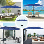 DUMOS 15FT Large Patio Umbrella - Image 7