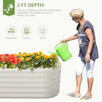Galvanized Raised Garden Bed, Outdoor Planter Bed, Metal Planter Box - Image 6