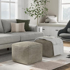 SIMPLIHOME Eastmont Square Pouf - Image 2