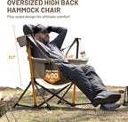 TIMBER RIDGE Hammock Camping Chair, Oversized Swinging Chair - Image 11