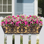 6 Pack 24 Inch Window Boxes Planters Railing Planter Box - Image 6