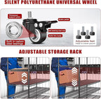 Xcity Storage Shelves, 5 Tier Heavy Duty Metal Shelving Unit - Image 3
