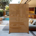 Outdoor Privacy Screen, Freestanding Privacy Fence Panels by FENCY