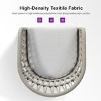 PURPLE LEAF Outdoor Rattan 29" Bar Stools Set of 2, Modern Boho Aluminum Patio - Image 6