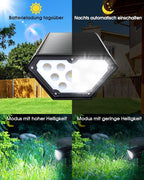 Biling Solar Spot Lights Outdoor, 2-in-1 Solar Landscape Lights 12 LED Bulbs - Image 2