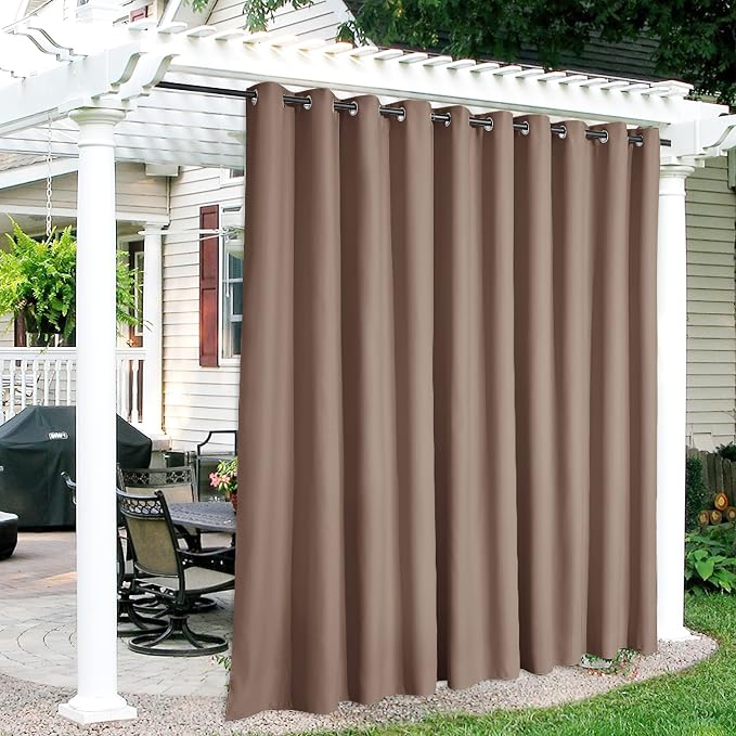 RYB HOME Outdoor Curtains for Patio by RYBHOME