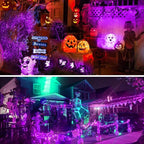 66Ft 200 LED Halloween Fairy Lights Plug in, 8 Modes String Lights - Image 4