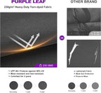 PURPLE LEAF 10' x 10' Outdoor Aluminum Pergola White Heavy-Duty Retractable - Image 5