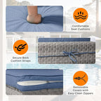 10-Seat Modern Patio Furniture Set - Image 7