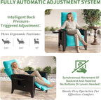 IDEALHOUSE Wicker Outdoor Recliner Reclining Patio Chairs - Image 7