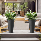 Kante Tall Round Planter Set of 2 - Image 4