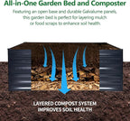Galvalume Raised Garden Bed 8x4x1.95FT–3X Rust Resistant Aluminum-Zinc Steel - Image 5