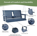 Poly Lumber 2-Seat Porch Swing, HIPS 4.5-Feet Bench Swing - Image 5
