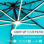 10 X 13 FT Cantilever Patio Umbrella - Image 2