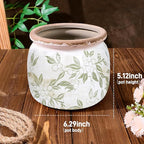 Flower Pot, Vintage Ceramic Pot - Image 7