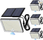 JACKYLED Motion Sensor Flood Lights, 113 LED Cool White Solar Lights by JACKYLED