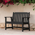Ciokea 49" Heavy Duty Outdoor Bench, HDPE Weatherproof Porch Benches, Durable by CIOKEA