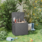 DRATO 33 Gallon Deck Boxes Resin Outdoor Storage Box UV Resistant Outside Deck - Image 7