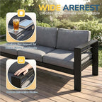 Solaste Aluminum Patio Furniture Set - Image 7