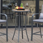 Bar Height Patio Table, 40-Inch Outdoor Pub Table Bistro Table - Image 8