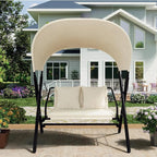AECOJOY 2 Seat Outdoor Patio Swing Chair - Image 7