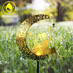 ZKLiLi Solar Lights Garden Decorations, Moon Fairy Light, Solar Statues Outdoor - Image 5