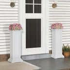 36in Tall Resin Planter Set of 2, Large Outdoor Planter - Image 5