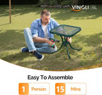 VINGLI Outdoor Side Table, Weatherproof Small Tables - Image 7