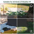 Metal Planter Box 36” x 12” x 24”, Heavy Duty Tall Rectangle Planter Box - Image 6