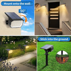 Solar Spot Lights Outdoor 2 Pack, Solar Landscape Spotlights Waterproof - Image 2