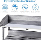 Yaheetech Garden Potting Table Horticulture Potting Bench w/Storage Shelf - Image 7
