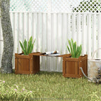 Furinno Tioman Hardwood Mini Outdoor Planter Box - Image 10