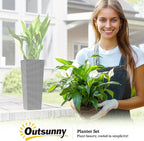 Outsunny 23.6 Inch Tall Planters - Image 9