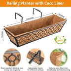 Riare 2 Pack 24 Inch Window Boxes Planters - Image 2