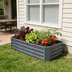 INNO STAGE 4×2×1ft Galvanized Raised Garden Bed Kit, Galvanized Planter Raised - Image 9