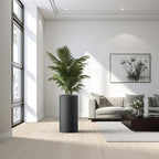 Kante 27.8 Inch Tall Cylindrical Planter, Large Round Plant Pots - Image 3