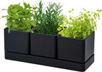 D'vine Dev Herb Garden Planter Set, Plastic Plant Pots by DvineDevPlanterPotsandStand
