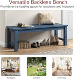 Stoog Outdoor Bench, 2-Person Patio Dining Bench, Waterproof Garden Bench - Image 10