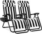 Best Choice Products Set of 2 Adjustable Steel Mesh Zero Gravity Lounge Chair by BestChoiceProducts