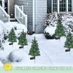 Solar Christmas Tree Garden Stake Lights Waterproof Christmas Decorations Tree - Image 3