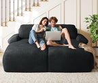 YITAHOME 80" Oversized Double Chaise Lounge, Upholstered Cloud Sofa - Image 8