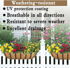4pack 36-inch Window Sill Window Railing Planters - Image 3