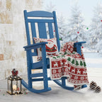 LUE BONA Rocking Chair Outdoor, Weather Resistant Poly Plastic Rocker Chairs by LUEBONA