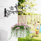 2-Pack Aesthetic Plant Hangers Outdoor – 10 Inch Metal Hanging Plant Bracket - Image 2