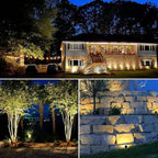 SUNVIE All-In-One LED Landscape Lighting Kit, 3000K Waterproof Outdoor Uplights - Image 6