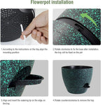 12/10/9 inch Large Self Watering Pots, Plant Pots - Image 4