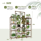 Plant Stand Indoor Outdoor 63" Tall Plant Shelf - Image 4