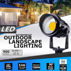 SUNVIE 120V Spot Lights Outdoor LED Landscape Lighting 12W AC Spotlights - Image 2