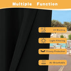 HolidayIdeas Outdoor Curtains for Patio Waterproof, 2 Panels - Image 3