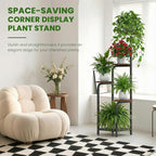 TOSKING 5 Tier Metal Plant Stand Indoor 48''H Tall, Heavy Duty Plant Shelf - Image 4